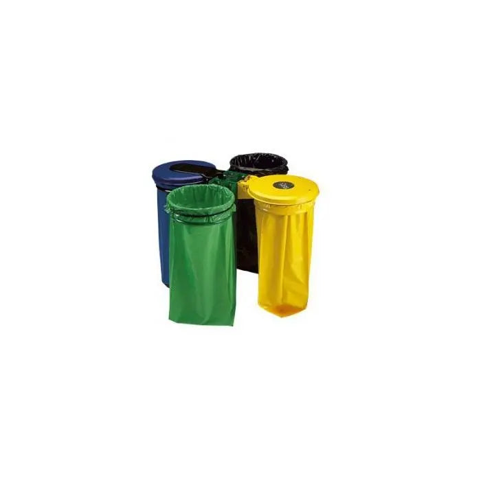 Support sac 4 flux Tubo sur poteau à sceller france collectivités