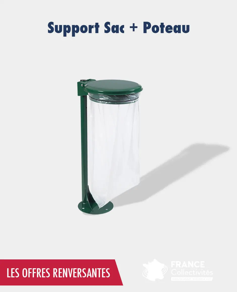 Promo 10 supports sac 110 litres france collectivités