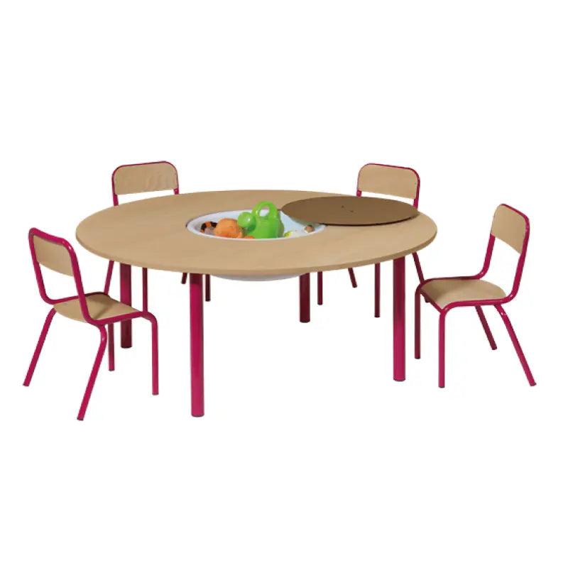 Table bac à sable ronde france collectivités