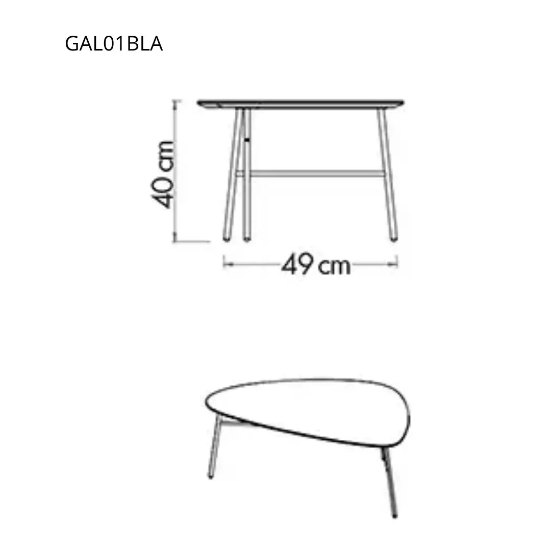 Table basse GALET france collectivités