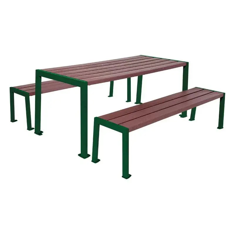 Table de pique-nique Silaos® acier et plastique recyclé Procity