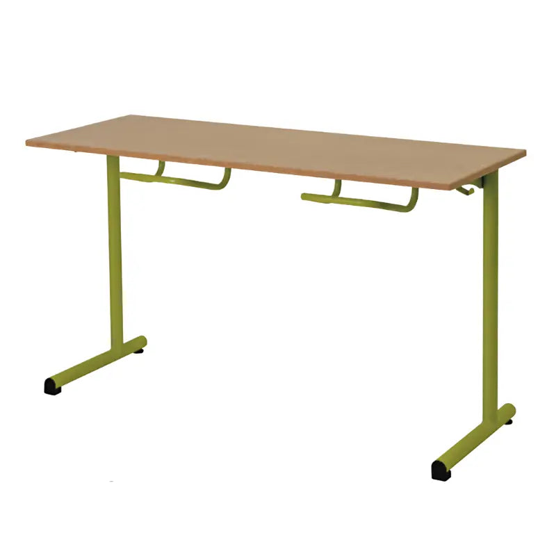 Table scolaire élémentaire avec appui sous table Azur france collectivités