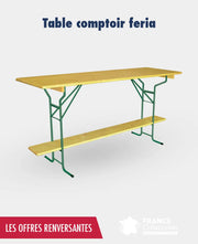 Promo Table comptoir féria france collectivités