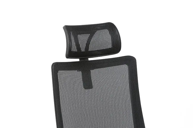 Fauteuil de bureau TAOS avec pied en acier chromé robuste