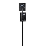 Borne de propreté hygiène canine Hygeca sur poteau - 400 sacs / 2 rouleaux Rossignol