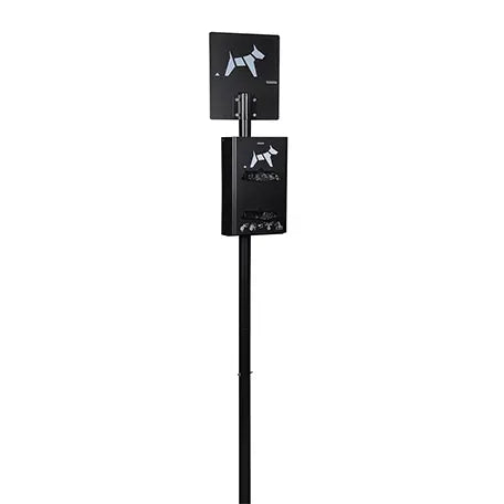 Borne de propreté hygiène canine Hygeca sur poteau - 400 sacs / 2 rouleaux Rossignol