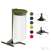 Support sac 110L avec couvercle Collecmur sur poteau Rossignol