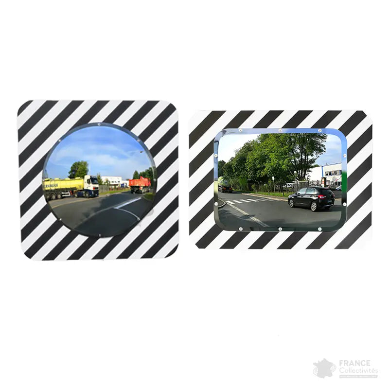 Miroir de circulation routière 90° Plexi+ - Gamme Classique - France Collectivités