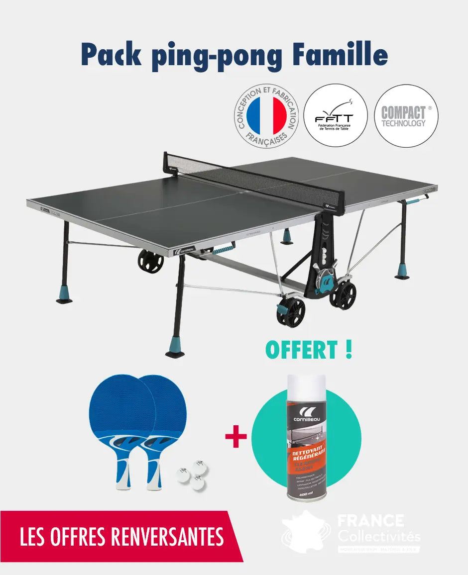 Pack ping-pong Famille france collectivités
