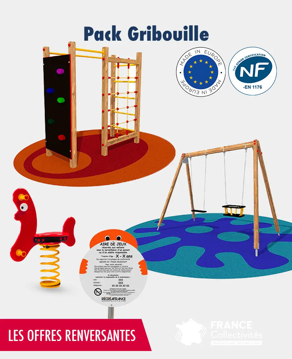 Pack jeux enfants Gribouille france collectivités