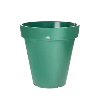 Pot décoratif rond en polyéthylène rotomoulé pour aménagement extérieur et intérieur