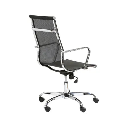 Fauteuil basculant en maille noir maryland france collectivités