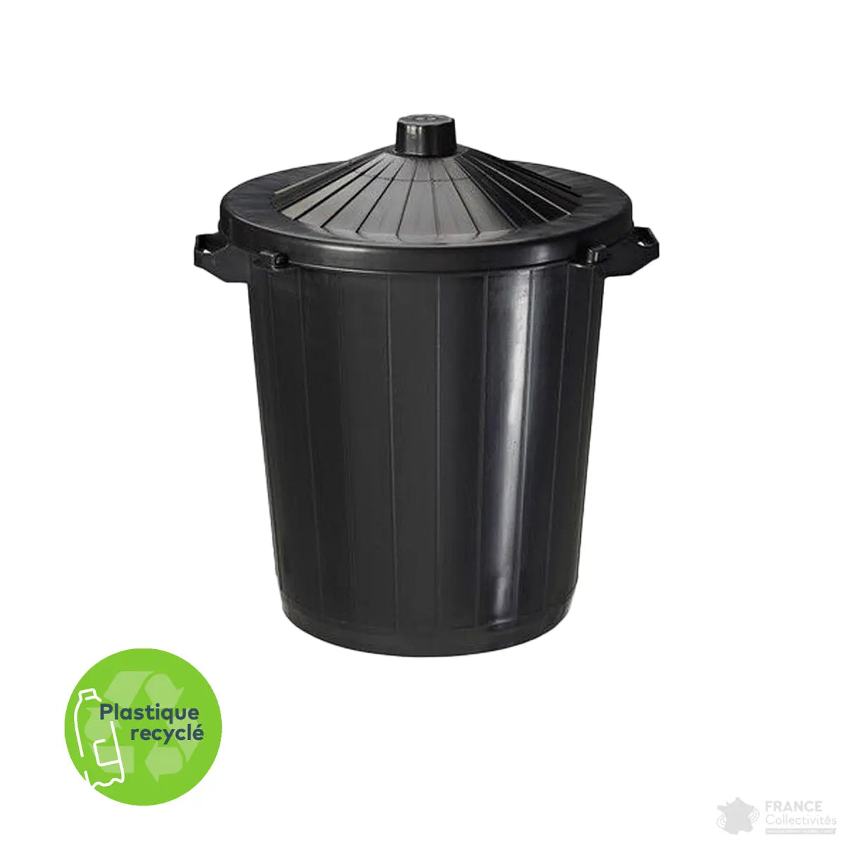 Poubelle de rue 80 litres en plastique Rossignol