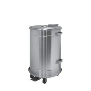 Conteneur mobile à pédale étanche en inox stagno france collectivités