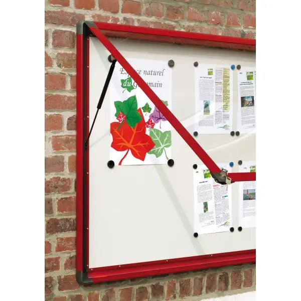 Vitrine d'extérieur Antarès - porte levante france collectivités