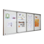 Vitrine intérieure multiportes avec séparation france collectivités