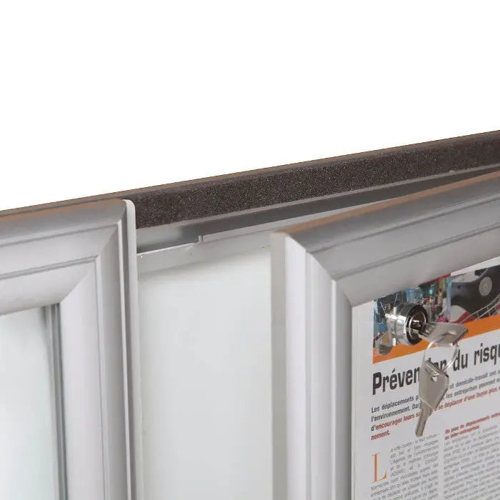 Vitrine extérieure Reverso double porte france collectivités